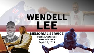 Wendell Lee Memorial Service