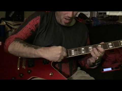 Ibanez destroyer off the rails solo, for reference not showing off