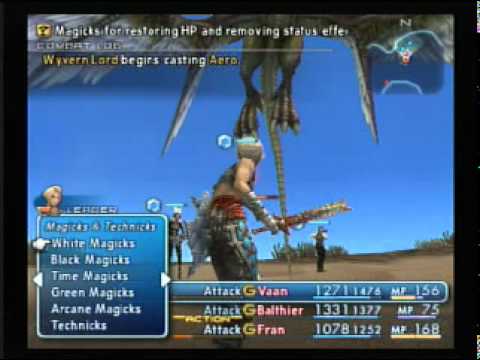 Final Fantasy 12 Video Playthrough Part 131 "Falling a dragon"