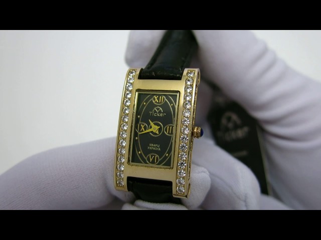 Женские золотые часы жчх1 Видеообзор