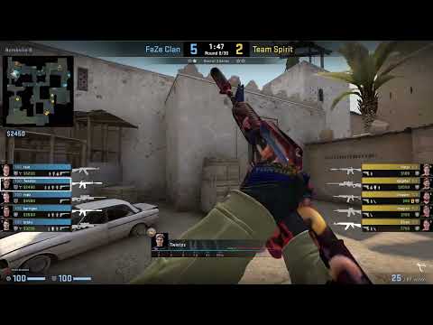 CS:GO POV Demo FaZe Twistzz (35/30) vs Spirit (de_dust2) @ PGL Major Antwerp 2022