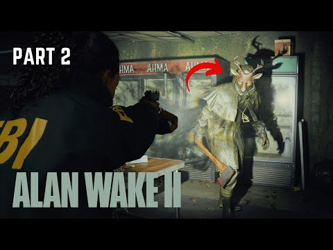 Alan Wake 2 PS5 Walkthrough Gameplay Part 2 - Cauldron Lake (FULL GAME)