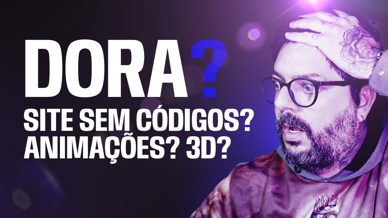 Conhece a DORA? Desenvolver sites criativos com essa ferramenta NO-CODE nunca foi tão fácil.