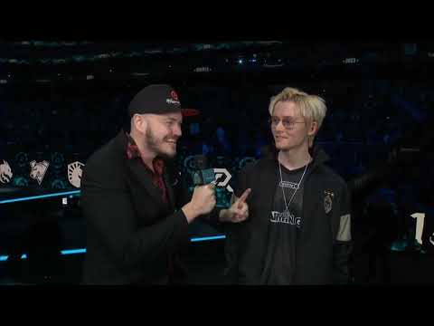 Slacks interviews Ace after Gaimin Gladiators win the Lower Bracket TI Finals