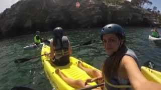 preview picture of video 'La Jolla Kayak Sea Caves Tour - GoPro'