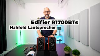 Edifier R1700BTs Aktive Nahfeld Lautsprecher für mein Video Studio Unboxing und ein kurzer Test