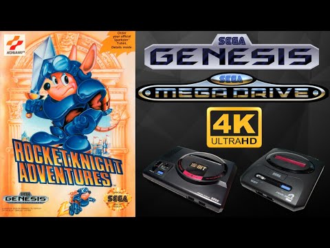 Rocket Knight Adventures [SEGA GENESIS/MEGA DRIVE] Gameplay Walkthrough FULL GAME [4K60ᶠᵖˢ🔴]