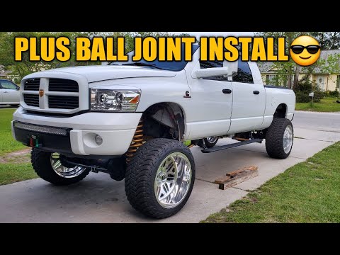 Installing 10 INCH LIFT on my CUMMINS PT 2!!