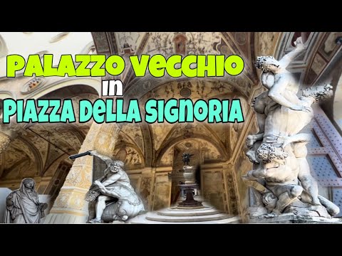 PALAZZO VECCHIO IN PIAZZA DELLA SIGNORIA || firenze italy