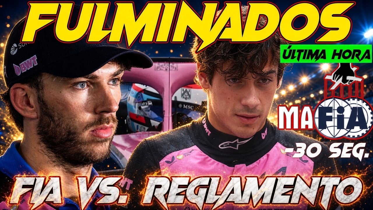 LA FIA PRIVO A FRANCO Y GASLY DE LUCHAR POR PUNTOS EN MALASIA INCUMPLIENDO LAS NORMAS DEL SAFETY CAR