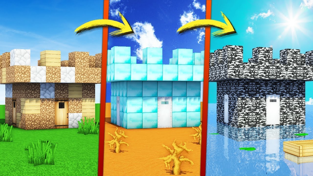 ¡CÓMO MEJORAR UN CASTILLO NOOB HASTA CASTILLO PRO! 👍💎 | 🔴 DIRECTO MINECRAFT  #MOVIMIENTOPERRUNO