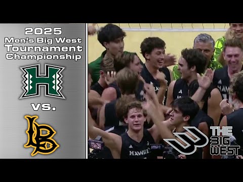 2025 Big West Volleyball Championship Hawaii vs Long Beach State