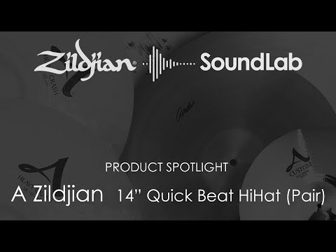 Zildjian 14 inch A Series Quick Beat HiHat Cymbal Set - A0150 - 642388103210 image 4