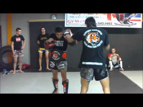 Master Yod Wilek, Kru Lamsongkram and Philippe Allaire Landreville