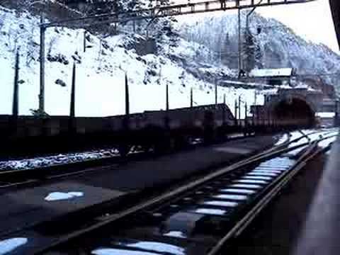 DB Cargo freight train - Wassen, Gotthard