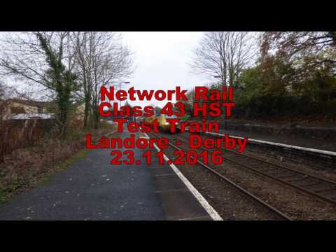 Network Rail HST Landore-Derby 23.11.2016
