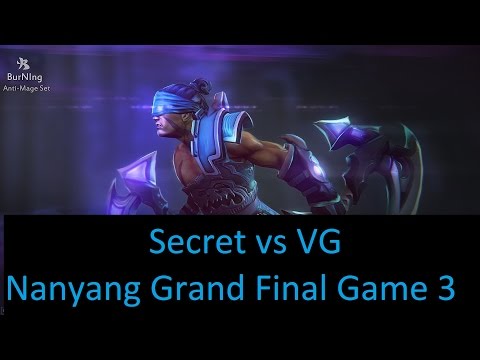 Secret Vs Vg Nanyang Grand Final Game 3 Highlights