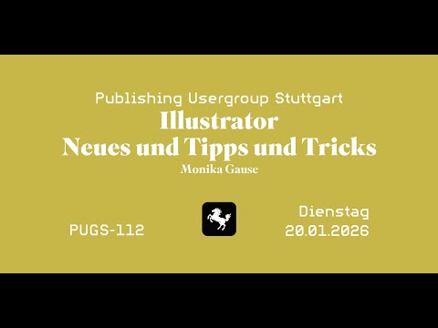 PUG Stuttgart #112 Illustrator mit Monika Gause