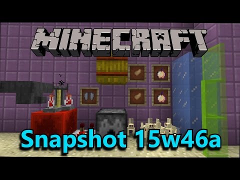 Minecraft 1.9 Snapshot 15w46a- Rabbit Changes, Bug fixes!