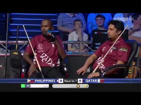 Philippines vs Qatar, World Cup Of Pool 2017 R1