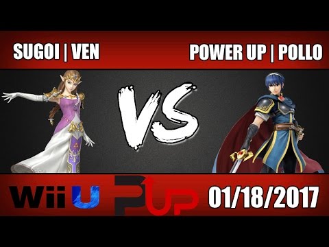 Sugoi | Ven (Zelda) vs PowerUp | Pollo (Marth) - Wii U Winners Round 3 - SOS