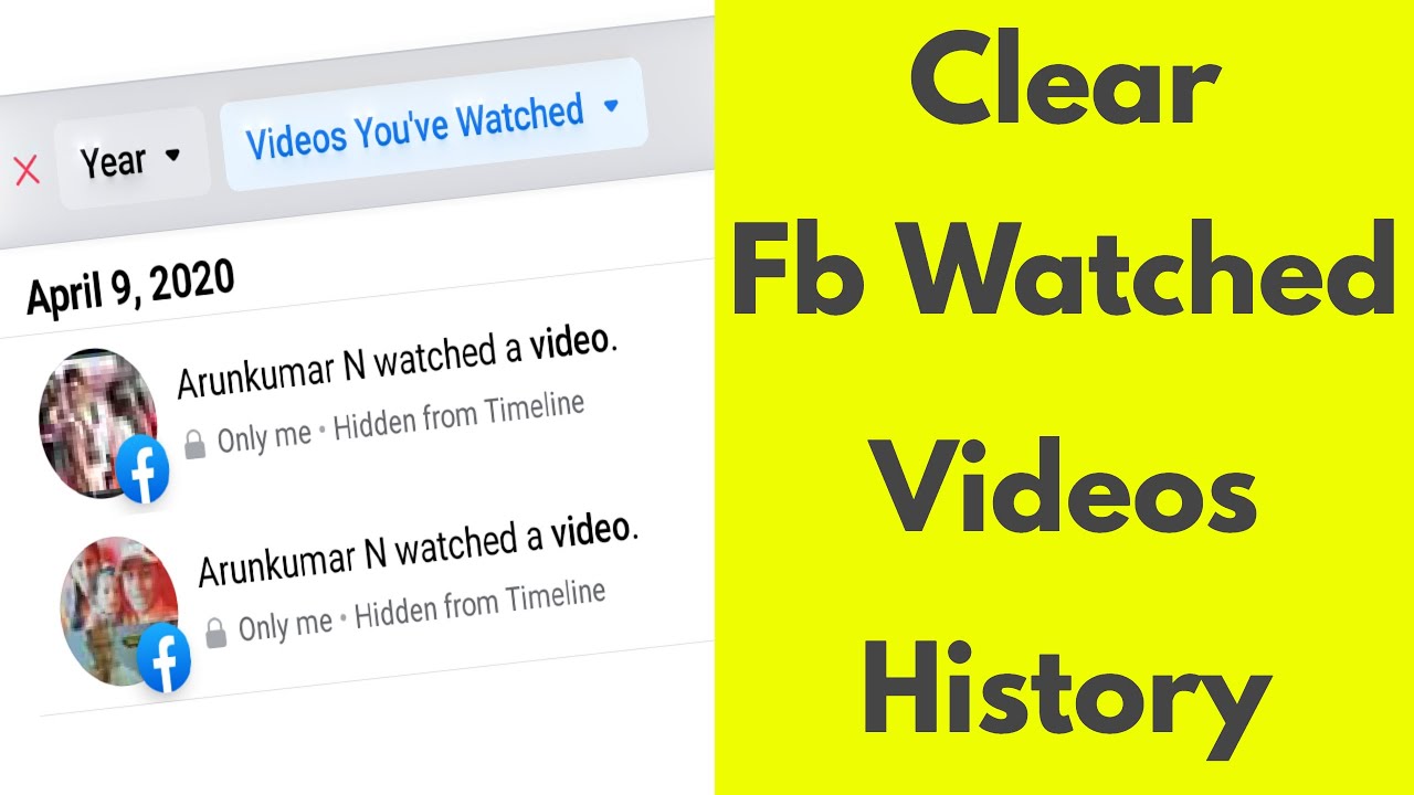 Download How to Delete Facebook Watched Videos HistoryCle