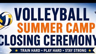   JAHURA (HSP) VOLLEYBALL SUMMER CAMP CLOSING CEREMONY & U-16 STATE CHAMPIONSHIP CERTIFICATE DISTR