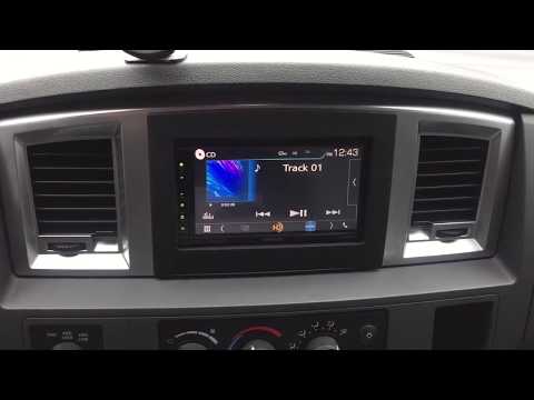 Dodge Ram 2006 to 2010 single din radio to double din radio
