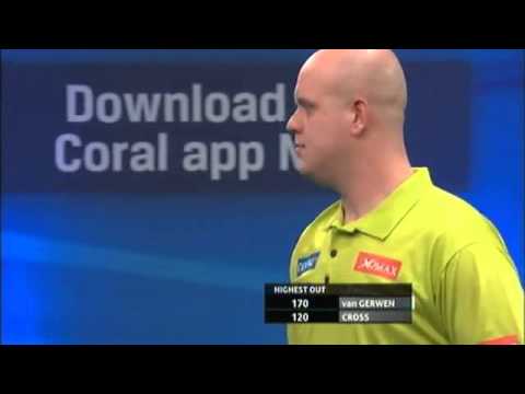 Michael van Gerwen 9 dart leg UK Open 2016