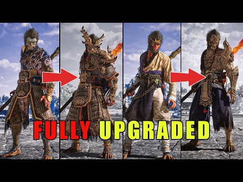 All Armor Sets Showcase , Outfits & Upgrades | Black Myth Wukong