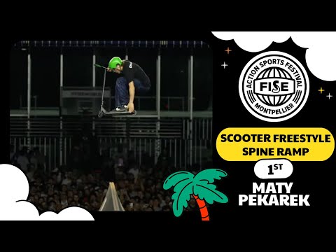 1ST PLACE SCOOTER FREESTYLE SPINE RAMP PRO - FISE MONTPELLIER 2025