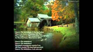GREAT IS THY FAITHFULNESS   /    RICHARD YOUNG
