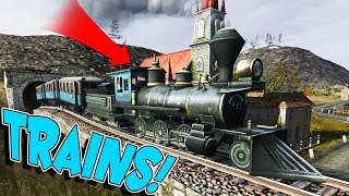 Cоздаём поезд и занимаемся работой. Railroad Lines 1