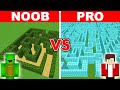 NOOB vs PRO: GIANT MAZE BUILD CHALLENGE