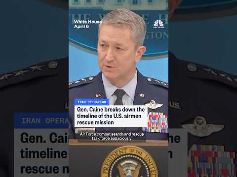 Gen. Caine breaks down the timeline of the U.S. airmen rescue mission