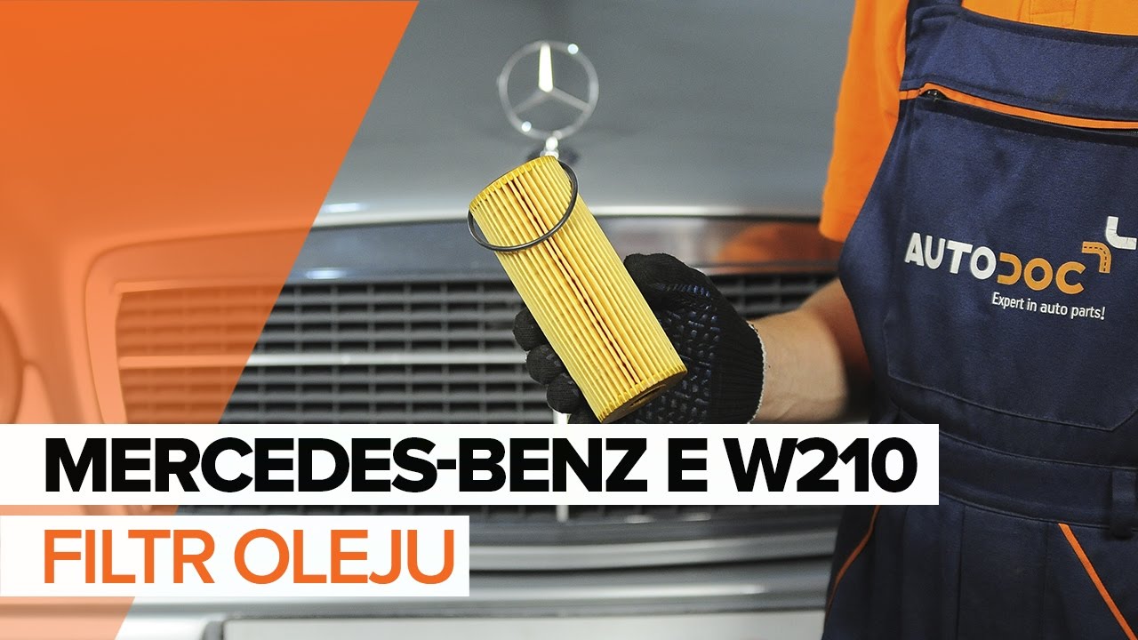 Jak wymienić oleju silnikowego i filtra w Mercedes W210 benzyna - poradnik naprawy