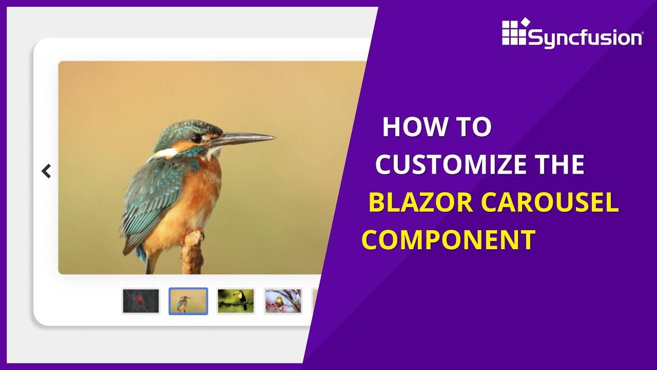 How to Customize the Blazor Carousel Component