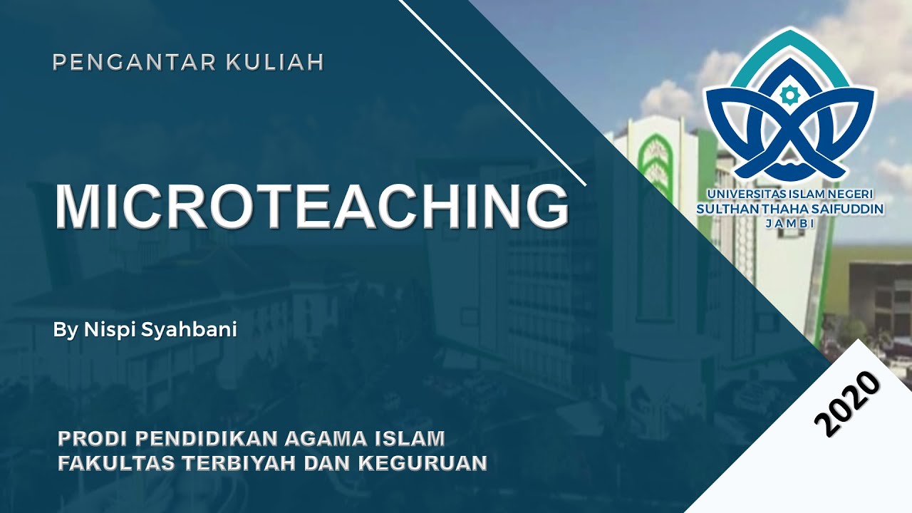 PENGANTAR KULIAH MICROTEACHING