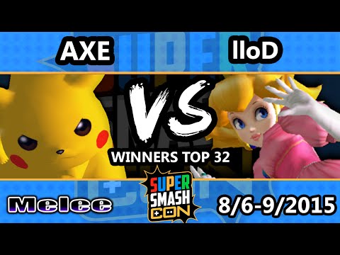 SSC - Temp | Axe (Pikachu) Vs. VGz lloD (Peach) SSBM Singles Top 32 - Smash Melee