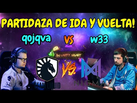 LIQUID VS NIGMA (BO3) PARTIDAZA DE IDA Y VUELTA "qojqva vs w33" BLAST Bounty Hunt DOTA2