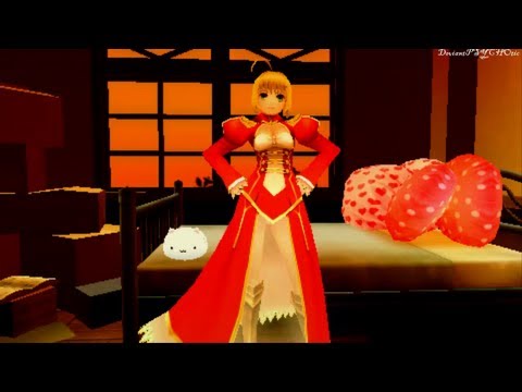 Fate EXTRA CCC (Saber)★Ch 2 part 10~ Red Dress  ★Lets Play ＰＳＰ