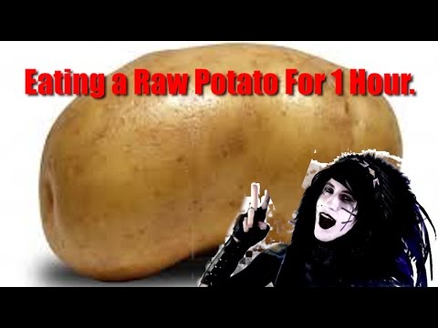 Eating a Raw Potato For 1 Hour.