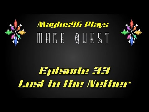EPIC GLITCH! Lost in Nether - Mage Quest