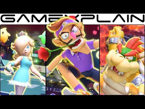 All 9 Special Shots in Mario Tennis Aces Demo (Every Character!)