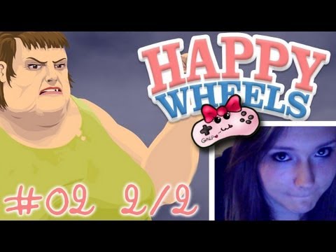 Let's Play Happy Wheels  - Mit Facecam ! 2 [2/2] Knöpfe Drücken :D