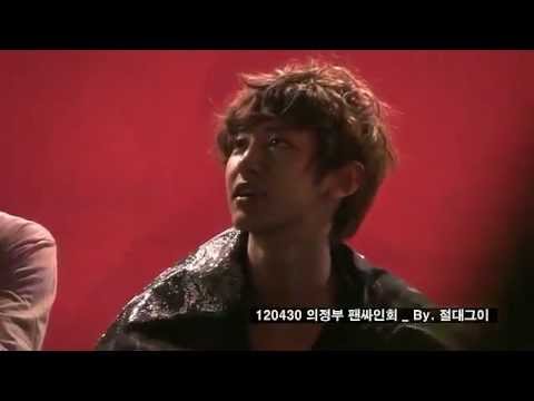 120430 EXO-K Uijeongbu Fansign (Chanyeol Fancam)