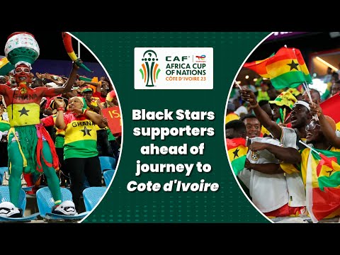 Black Stars supporters charging up at Accra Stadium ahead of journey to Cote d'Ivoire