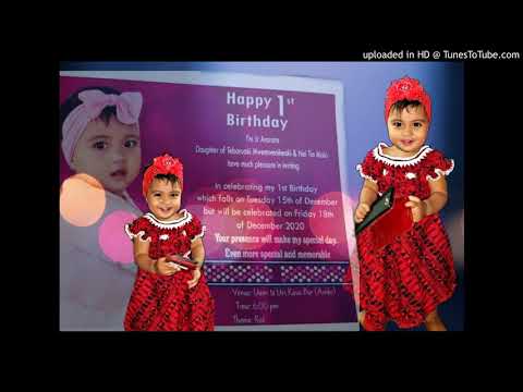 Jr Ararata Inocencia 1st Birthday song by Nabzy Teidy boy n Bwenaman