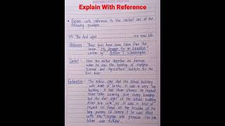 Explain with reference to the context of the following passages