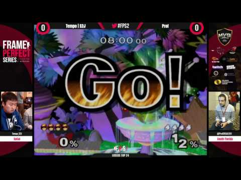 FPS 2 Melee - Tempo | S2J (Falcon) vs Prof (Mewtwo, Sheik) - Losers Top 24